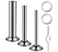 Wzxksoac Sausage Maker Stuffer Tubes Kit,Grinder Stuffer Tubes Sausage Stuffer Ring Gasket for 5 Meat Grinder Food Grinder