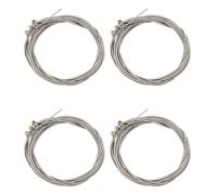 Wzxksoac Set of 16 Steel Strings for 4 String Bass Guitar