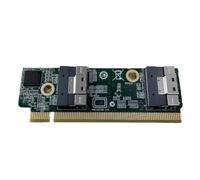 Wzxksoac SFF-8654 Extension Card to PCIe X16 Converters Supports SFF-8654 to PCIe Interfaces Convert Card Adapters for 1U Server