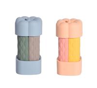 Wzxksoac Silicone Travel Bottles Set Leak Proof Squeezable Containers for Toiletries Shampoo Travel Essentials