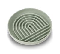 Wzxksoac Slow Food Dog Bowl Silicone Jigsaw Bowl with Suction Cup Non-Slip Dog Food Bowl Slows Down Eating Speed Slow Food Bowl