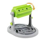 Wzxksoac Slow Roller Feeder Game Healthy Eating Non-Slip Slow Feeder Stress Relief Jungle Bowl Food Leaking Toy for Fun Mealtime