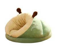 Wzxksoac Small and medium-sized dog and cat plush pet beds, comfortable teddy bear sleeping nests, warm puppy cave houses,