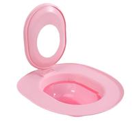 Wzxksoac Smart Cat Toilet Training Seat Oval Design with Non-Slip Function, Includes Pad Box Pink