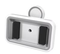 Wzxksoac Stick on Wall Waterproof Phone Mount Holder 360 Degree Rotating Adjustable Shower Case Bathroom Use