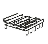 Wzxksoac Storage Rack Hanging Kitchen Storage Rack Hanging Pot Lid Rack Under Cabinet Cutting Board Cutting Board Rack A