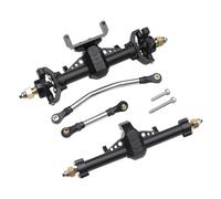 Wzxksoac Straight Axle Metal Front Rear for 1/24 Scale Scx24 RC Car Upgrade Parts Accessories