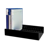 Wzxksoac Suitable for/Game Disc Storage Rack Display Rack Acrylic Game Disc Holder Black