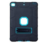 Wzxksoac Tablet Case Cool Drop and Scratch with Stand for 9.7 Inch Tablet Case,Black+Ink Blue