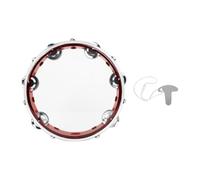 Wzxksoac Tambourines 8 Inch Hand Held Drum for Children and Adults, Tambourine Drum for Orchestra, Drum Set with Key Easy to Use