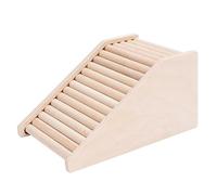 Wzxksoac Trapezium-Shaped Hamster Hut Climbing Ladder for Gerbils Similar-Sized Pets Climbing Ladder Hamster House W/Climbing LadderTrapezium-Shaped Hamster Hut