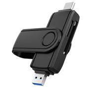 Wzxksoac Type C SD TF Card Reader High Speed USB 3.0 SD TF Smart Memory Card Reader Adapter for PC Mobile Phone Laptop