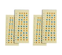 Wzxksoac Ukulele Decals Fretboard Note Decals Sticker for Ukulele Beginners 4Pack