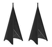 Wzxksoac Universal Dj Light Speaker Stand Skirt Tripod Scrim Cover with Stretchable Polyester Material, 2 Pcs