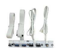 Wzxksoac USB 3.0 Front Panel Hub IO Panel 2-Port USB3.0+2-Port USB2.0+1-Port TYPE-C 20G+LED Switch for PC Case Desktop White
