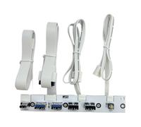 Wzxksoac USB 3.0 Front Panel IO Panel 2-Port USB3.0+2-Port USB2.0+1-Port TYPE-C 20G+LED Switch for Desktop Computer Chassis White