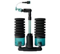 Wzxksoac USB Electric Aquarium Filter with Water Pump Air Pump Skimmer for Fish Tank Biochemical Sponge Replacement Bio 100A