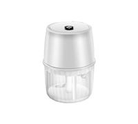Wzxksoac USB Electric Garlic Chopper 250ML Portable Wireless Food Chopper, Small Food Processor for Chopping Garlic Ginger-White