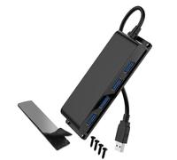 Wzxksoac USB3.0 Cable Splitter 1 in 4 Out Network Port Docking Station to Computer Converter Hub U Disk Mouse and Keyboard Hub Easy to Use