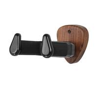 Wzxksoac Wall Mount Guitar Hanger Holder Walnut Hook Ukulele Electric Guitar Bass Universal Bracket Adjustable Display Stand