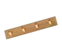 Wzxksoac Wall Mounted Hanger Room Hooks Key Hallway Storage Holders Practical Decoration Bamboo Door Clothes Hats Robe Back Rack 4 Hooks