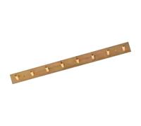 Wzxksoac Wall Mounted Hanger Room Hooks Key Hallway Storage Holders Practical Decoration Bamboo Door Clothes Hats Robe Back Rack 8 Hooks