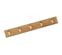 Wzxksoac Wall Mounted Hanger Room Hooks Key Hallway Storage Holders Practical Decoration Bamboo Door Clothes Hats Robe Back Rack 5 Hooks