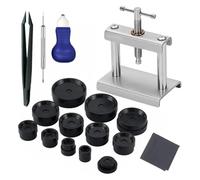 Wzxksoac Watch PressTool,Watch Crystal Press Kit,Set Back Case Closer,Metal Watch Back Case Press,Watch Battery ReplacementTool,A