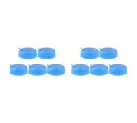 Wzxksoac Water Jug Cap 10 Pack Plastic Water Bottle Cap Blue Gallon Drinking Water Bottle Cap Replacement Bottle Tool Leak Free