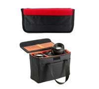 Wzxksoac Waterproof Camera Bag Portable Insert Lens Bags & Shockproof DSLR SLR Camera Partition Divider Protection Case