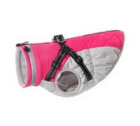 Wzxksoac Waterproof Pet Jacket with Harness Winter Warm Dog Clothes for Small Large Dogs Labrador Coat Chihuahua French Bulldog B