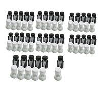 Wzxksoac Wedding Party Bride and Groom Bubble Bottle 3 Sets (72Pcs)