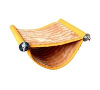 Wzxksoac Winter Warm Bird Nest House Shed Hut Hanging Hammock Cage Plush Birds Hut Hideaway for Parrot Bird Cage Easy to Use L