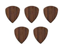 Wzxksoac Wooden Guitar Picks, Wooden Guitar Picks for Electric, Acoustic or Guitar,Walnut Wood