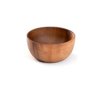 Wzxksoac Wooden Salad Bowl Round Dessert Displays Serving Trays Fruit Food Salads Snack Soup Bowl for Home Coffee Shop B