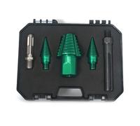 Wzxksoac Woodworking Electric Hammer Chopping Drill Set Detachable Spiral Groove Cone Household Splitting Tool Wood Square