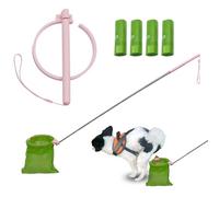 Wzxlj.Y® Dog Pooper Catcher Scooper for All Dog,Telescopic Dog Poop Catcher with 120 Bags, Best Pet Waste Removal Tool with 30" Extendable Handle Easy Clean for Pet