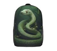 WZXYMXDP Snake Backpacks, Kids Backpack Student School Bag Cartoon Bag 3D Printed Travel Backpacks Fashion Accessory Backpack for Kids Children School Bags (28 * 13 * 44CM-17L)