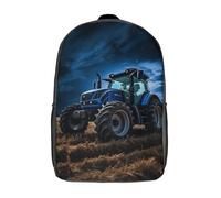 WZXYMXDP Tractor Backpacks, Kids Backpack Student School Bag Cartoon Bag 3D Printed Travel Backpacks Fashion Accessory Backpack for Kids Children School Bags (28 * 13 * 44CM-17L)