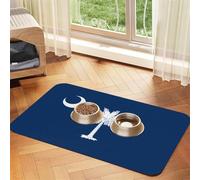 WZYCWB 40x60cm South Carolina Flag Patterned pet placemat Food mat - for cat and Dog Food Bowl mats, Foldable and Easy to Store
