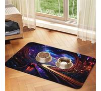WZYCWB 40x60cm underpasses Printed Pet Absorbent Placemats - Non-Slip Food Mats for Dogs and Cats Food Bowls and Water Placemats