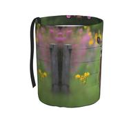 WZYCWB A Beautiful Deer Hanging car Trash can, Foldable car Trash can, car Storage Box Accessories, Suitable for Travel SUV Truck Sedan