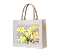 WZYCWB A bouquet of lilies Printed three-dimensional canvas tote bag suitable for travel, work, fitness, camping and beach carrying