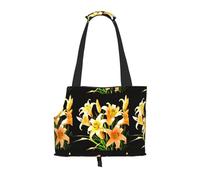 WZYCWB A bouquet of yellow lilies Printed Pet Shoulder Bag - Lightweight, Breathable Travel Small Pet Shoulder Bag