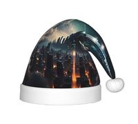 WZYCWB A city dream core Patterned Christmas Party Hat, Children's Class Activity Gift, Christmas Holiday Decoration Prop