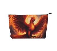 WZYCWB A Lovely Phoenix Printed Cosmetic Storage Bag, Perfect for Business Trips and Travel.
