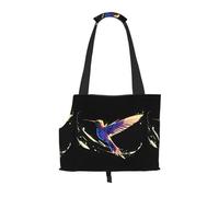 WZYCWB Abstract Hummingbird Printed Pet Shoulder Bag - Lightweight, Breathable Travel Small Pet Shoulder Bag