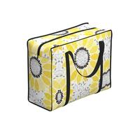WZYCWB Abstract Sunflowers Storage Bag, One Size, Polyester with Zipper Closure, 53 x 40 x 23 cm, Foldable Lightweight Large Capacity