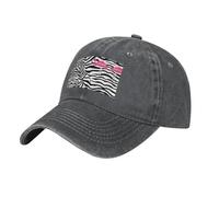 WZYCWB Abstract Zebra Deep Heather Print Denim Baseball Cap, Adjustable, Suitable for Travel and Everyday Casual wear.