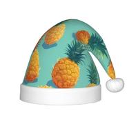 WZYCWB Acid Wave Pineapple Patterned Christmas Hats for Kids, Cute Pointed Hats, Christmas Party Decorations and Gifts for Family Gatherings